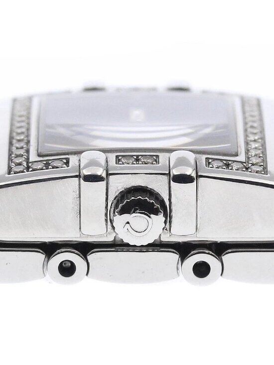 OMEGA Constellation Carre Quadra 1528.46 4P diamond bezel Quartz Ladies main image 6